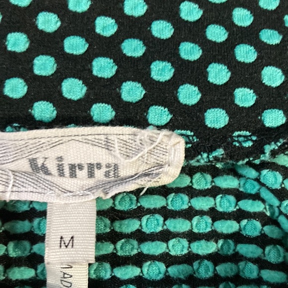 Green polka dot mini skirt - Picture 2 of 2